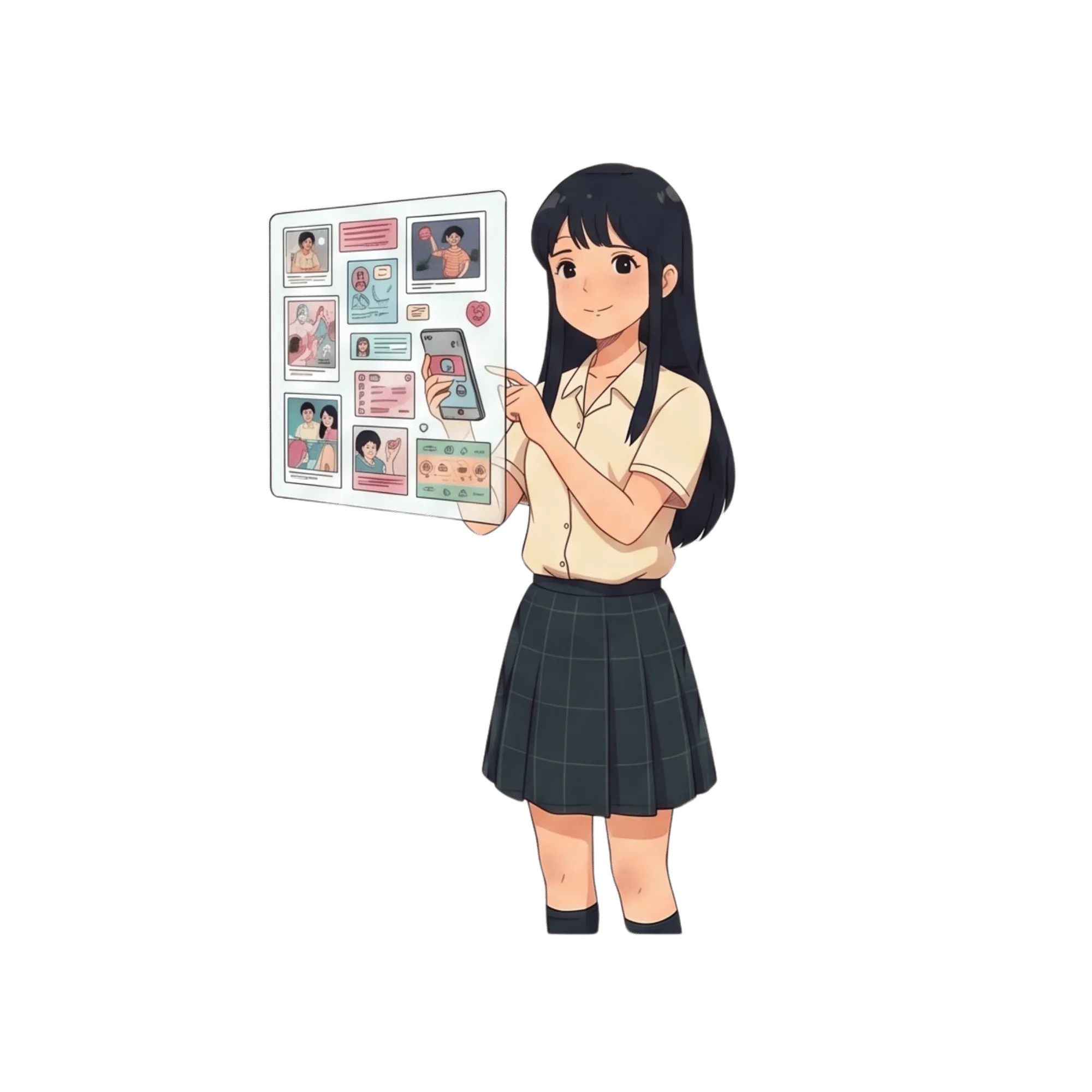 Content and creative icon